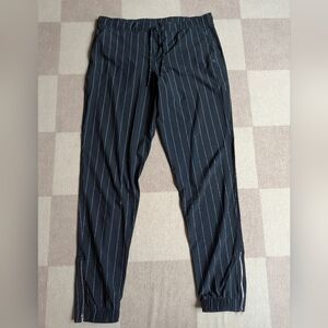 Albion Fit Jerset Pants In Blue Stripe - L Tall